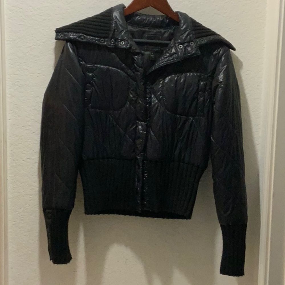 Jessica Simpson black puffer jacket Sz L